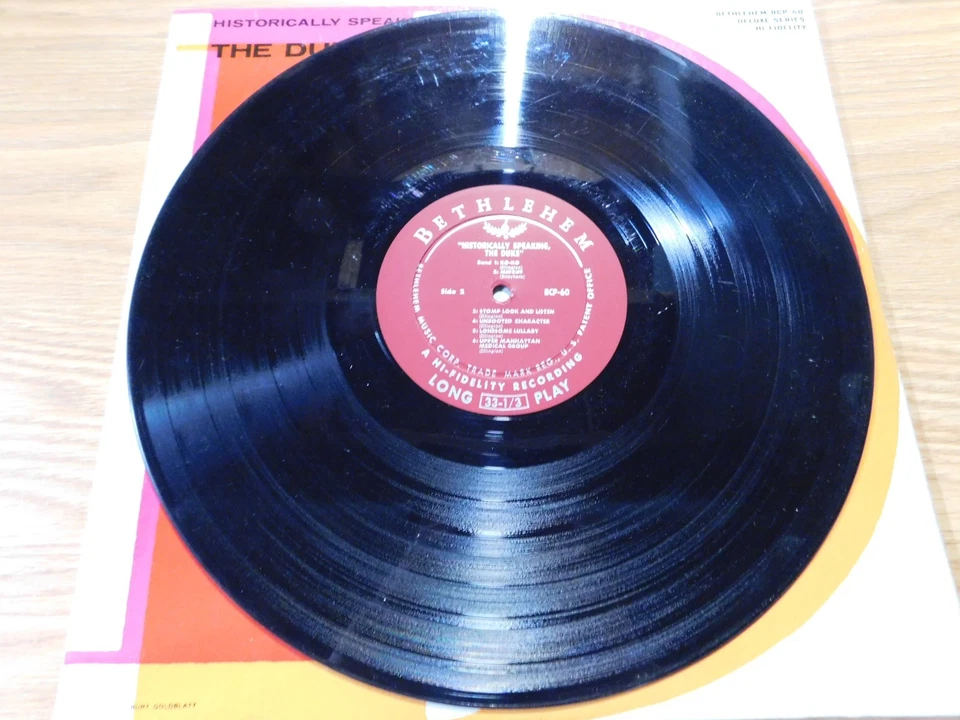 Duke Ellington - Bethlehem LP - Historically Speaking, The Duke - BCP 60 - Image 4 of 4