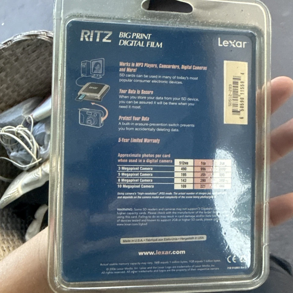 Lexar Media 512MB Starter Media Card Compact Flash - Image 3 of 3