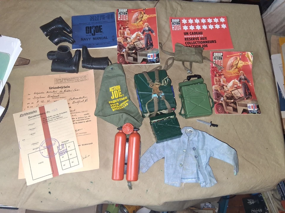 lot action Joe hasbro vintage jouet - Photo 4/4