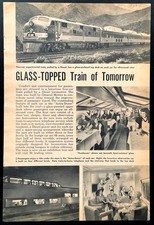 General Motors &ldquo;Glass Topped Train of Tomorrow&rdquo; 1947 pictorial Astra-Dome