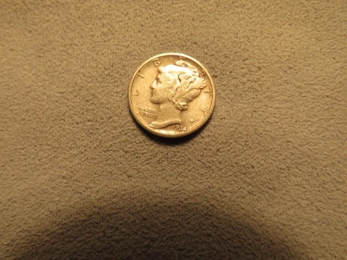 1934 D Mercury Dime. XFine+