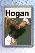 Ben Hogan Artist Signed Golf Art Card 4/10