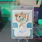 Panini National Treasures Gordon Hayward Hornets Auto /75 Signatures #S-GHW