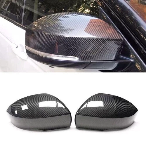 Real Carbon Fiber Door Side Mirror Cover Cap For Range Rover LR4 LR5 2013-2021 