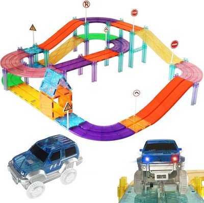 Magnetic Traffic Fantasy, Crazy 3D Brain Development Magic Construction Blocks