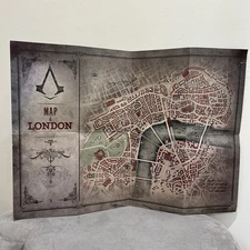 Assassin's Creed Syndicate Poster 54x38 Map Of London Starrick's Soothing Syrup