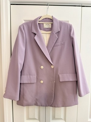 light lavender blazer for women