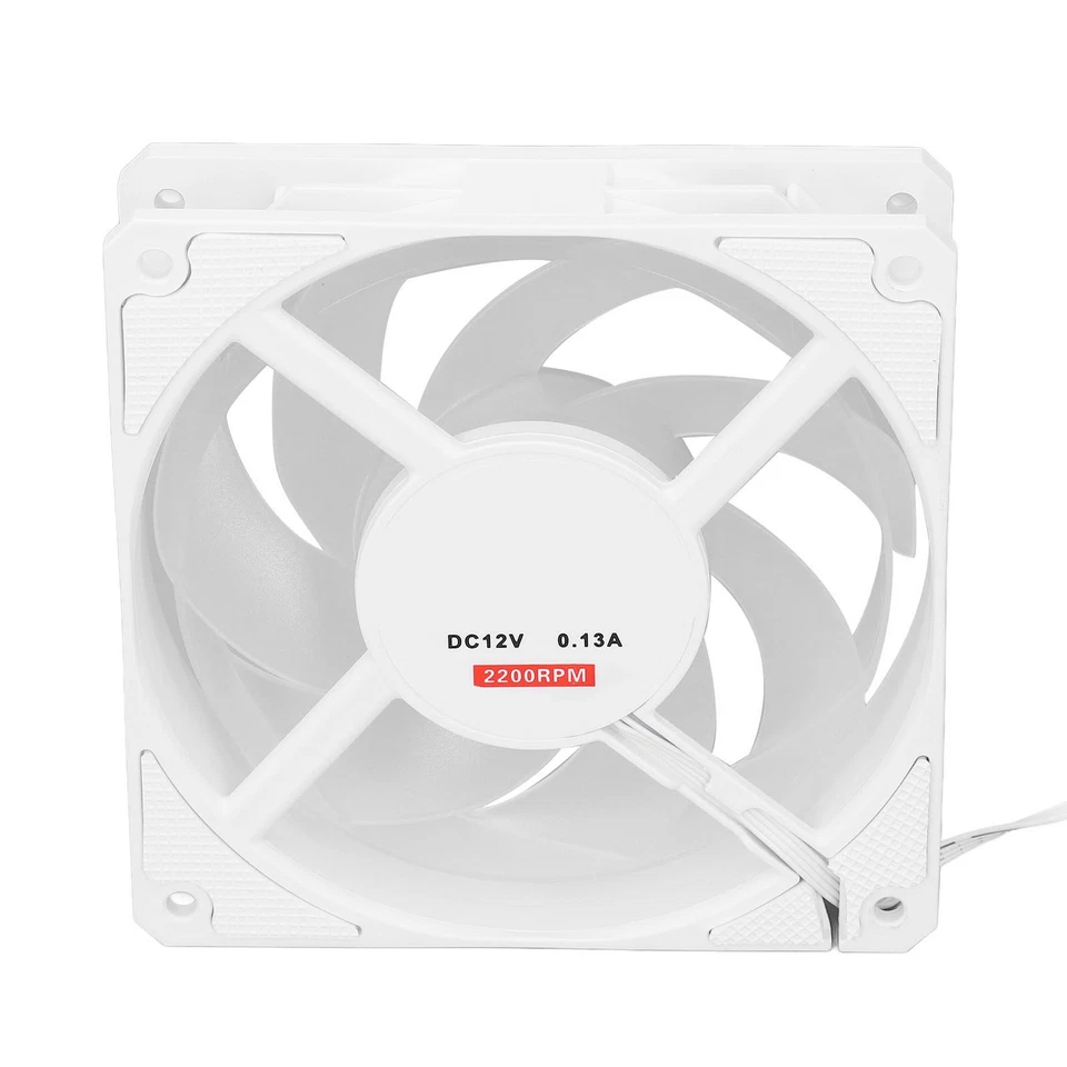 PWM PC Case Fan White MFDB Hydraulic Bearing 2200RPM Intelligent Temperature BEA - Image 3 of 4