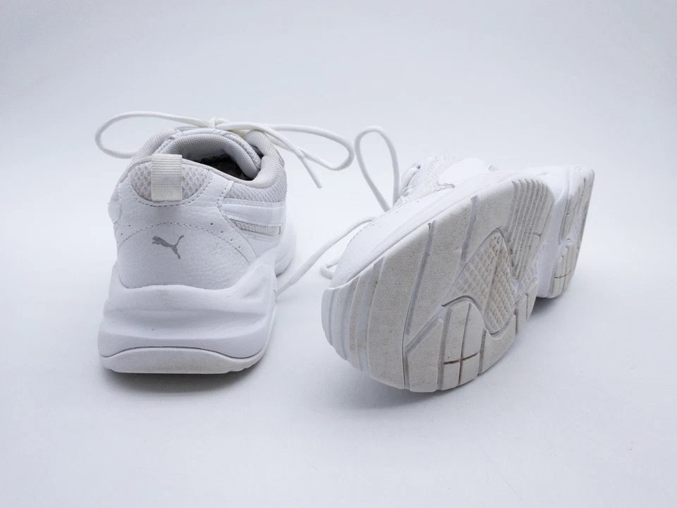 PUMA Cilia Mujer Zapatillas Zapatos Informales de Cordones Blanco Talla 38,5 Eu - Imagen 2 de 4
