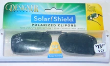 Womens Polarized Clip Ons Sunglasses For Plastic / Thick Frames SC3 52RecA