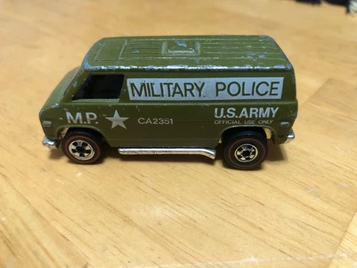 Vintage 1974 Mattel Hot Wheels Red Line Military Police U.S. Army Van!