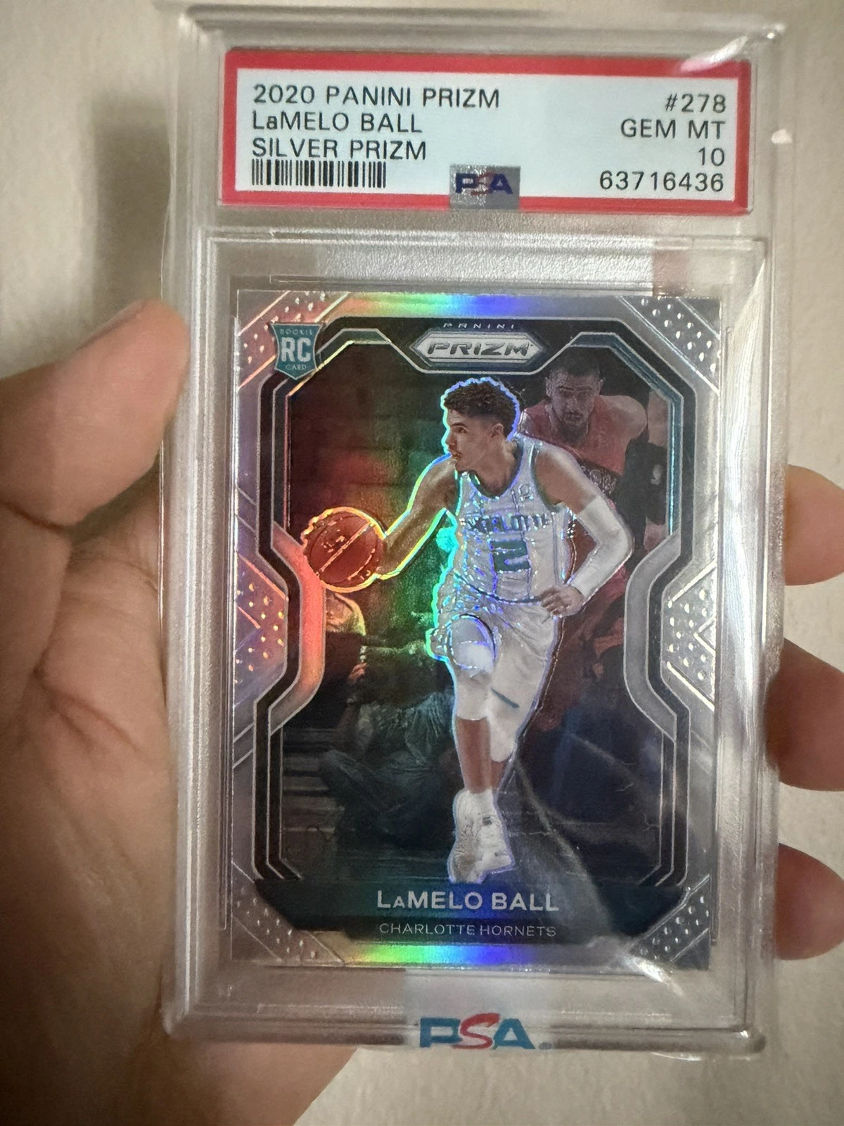 LaMelo Ball Prizm RC PSA 10