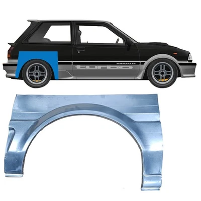 Für Toyota Starlet P70 1984-1989 3 Tür Radlauf Reparaturblech Kotflügel / Rechts - Bild 1 von 2