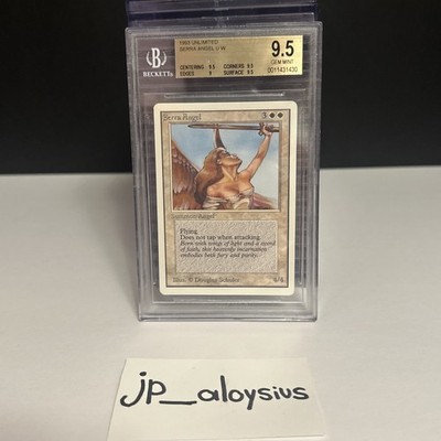 1993 MTG UNLIMITED SERRA ANGEL U BGS 9.5