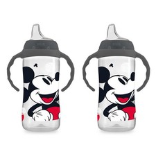 NUK Mickey Mouse 10oz BPA-Free Spill-Proof Learner Sippy Cups 2-Pack
