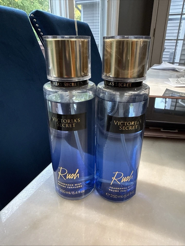 Victoria's Secret Rush Fragrance Mist Brume Parfumee Unused Retired Lot Of 2 - Image 1 of 1
