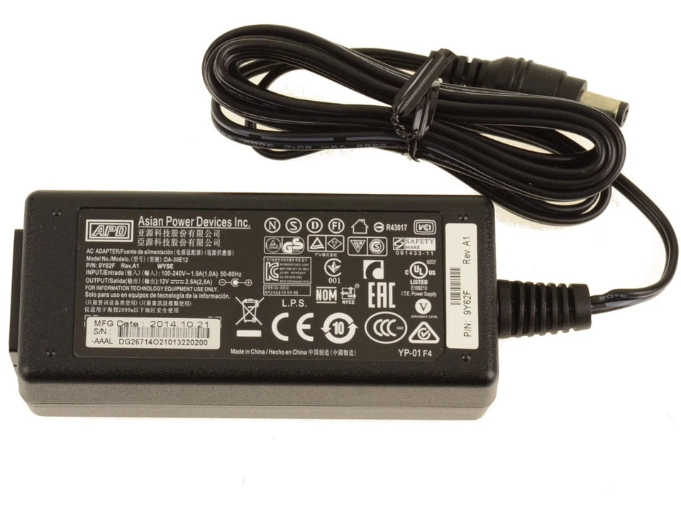 New Dell OEM Wyse 3010 AC Power Adapter 30W 30 watt 9Y62F - Image 3 of 4
