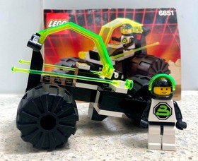 Lego Space Blacktron II No.6851 'Tri-Wheeled Tyrax' (1991) with instructions