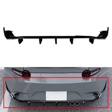 Glossy Black Rear Bumper Diffuser Lip Body Kit For Mazda Mx-5 Miata Nd 2016-2025