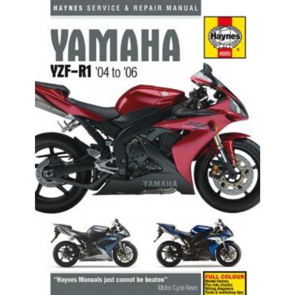 Yamaha Motorrad Yzf R1 (2004-2006) Reparaturanleitung Haynes-image