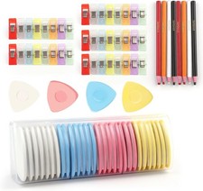 Schneiderkreide Set Mit Buntkreiden, 8 Schneiderkreide Stift, 40 N&auml;hklammern &ndash;