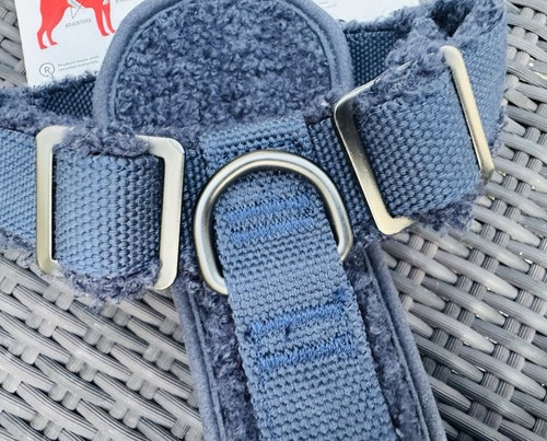 NEW REDDY Fleece Navy Comfort Dog Harness Sz XXL/XXXL Chest 27-34 IN ๐ถ - Picture 6 of 10