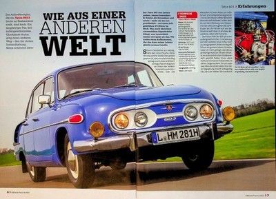 Oldtimer Praxis 06/2022 Tatra T 603-2 mit 105PS Restaurierung - ein interessante