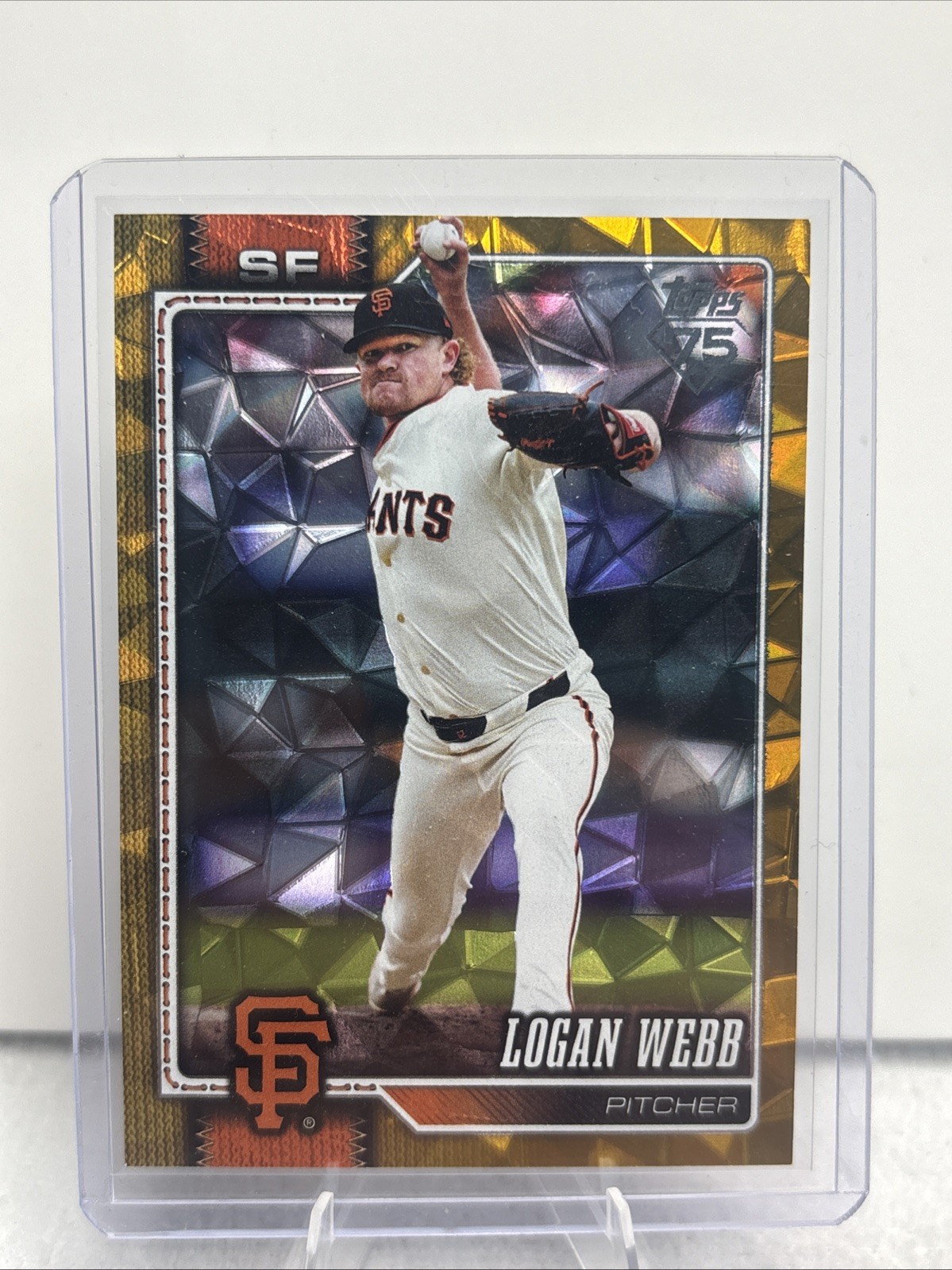 2026 Topps Series 1 - Logan Webb #69 Gold Diamante Foil 50/50