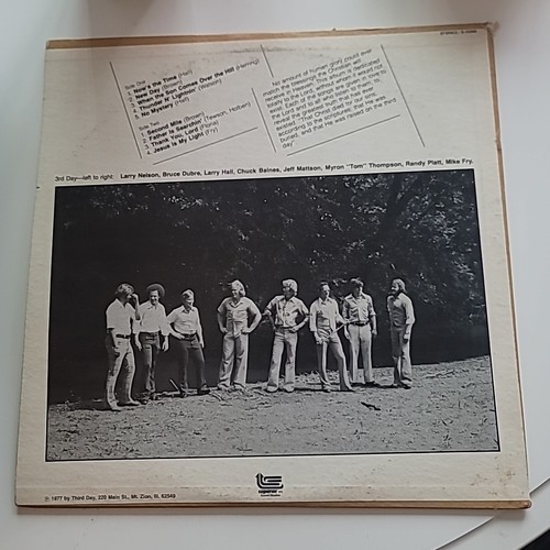 3rd Day – Second Mile Lp Superior Xian Folk Rock Gospel - Picture 2 of 6