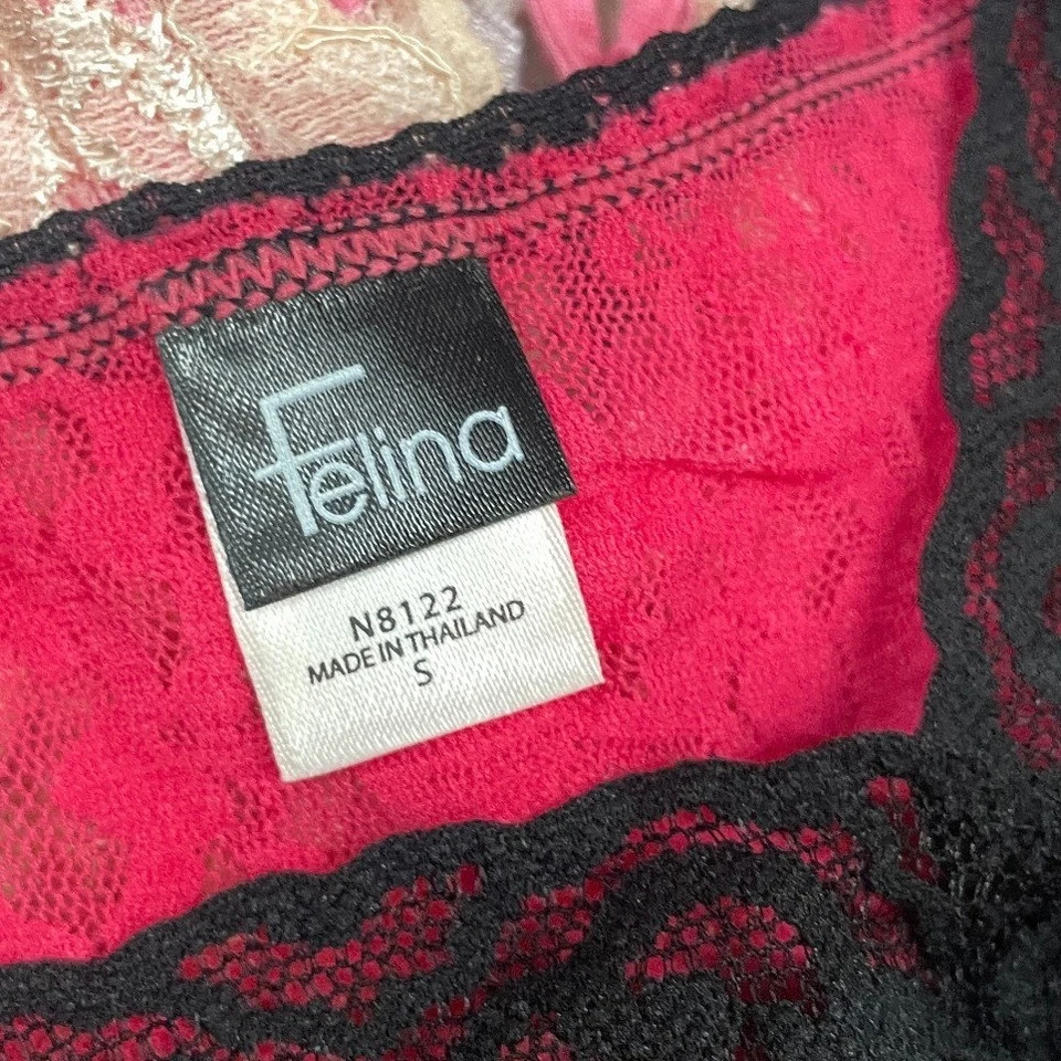 Lote de 11 Camisola Felina Victoria's Secret de Encaje Talla Pequeña para Mujer Foto 2 de 4