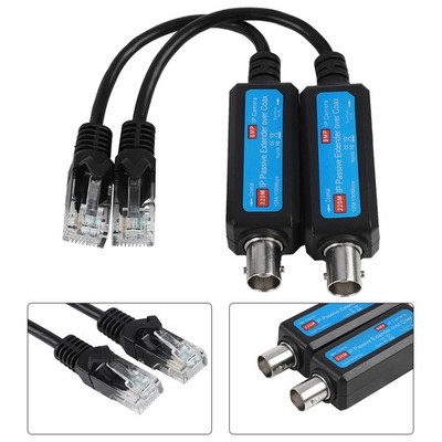 1Pair 10/100Mbps 1CH Passive IP Network Coaxial Transmitter Receiver Extender