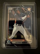 2024 Bowman Chrome Black Refractor /10 Anthony Huezo RC 1st -  #BCP-10 Astros