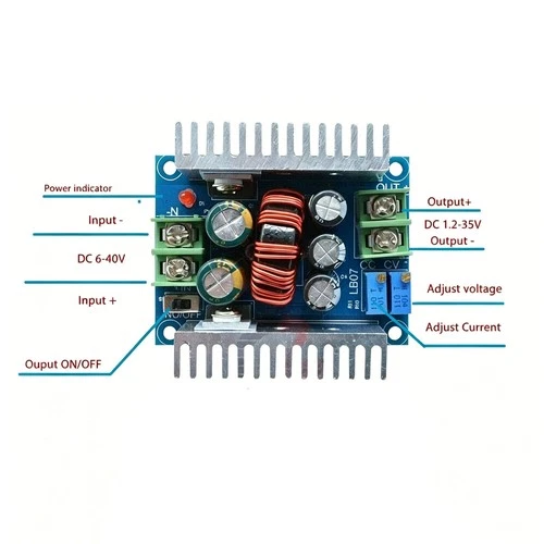 2PCS 20A 300W DC DC Buck Boost Converter Step Up Down Adjustable Module image 10