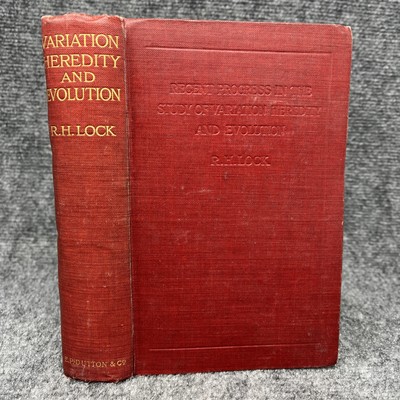 1910 Recent Progress In The Study Of Variation Heredity Evolution By Robert Lock