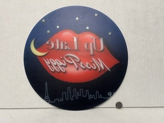 Authentic Screen Used Prop The Muppets Up Late With Miss Piggy Sign Insert