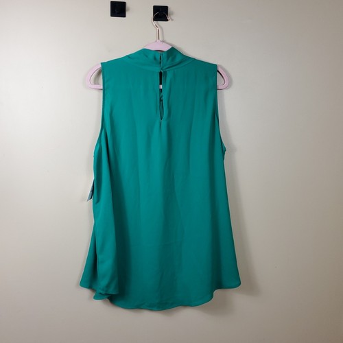 Halogen Damen Twist Neck ärmellose Bluse in Grün Größe XXL - Bild 5 von 9