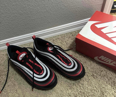 Nike Air Max 97 Reflective Bred Black/Metallic Silver-University Red 921826-014