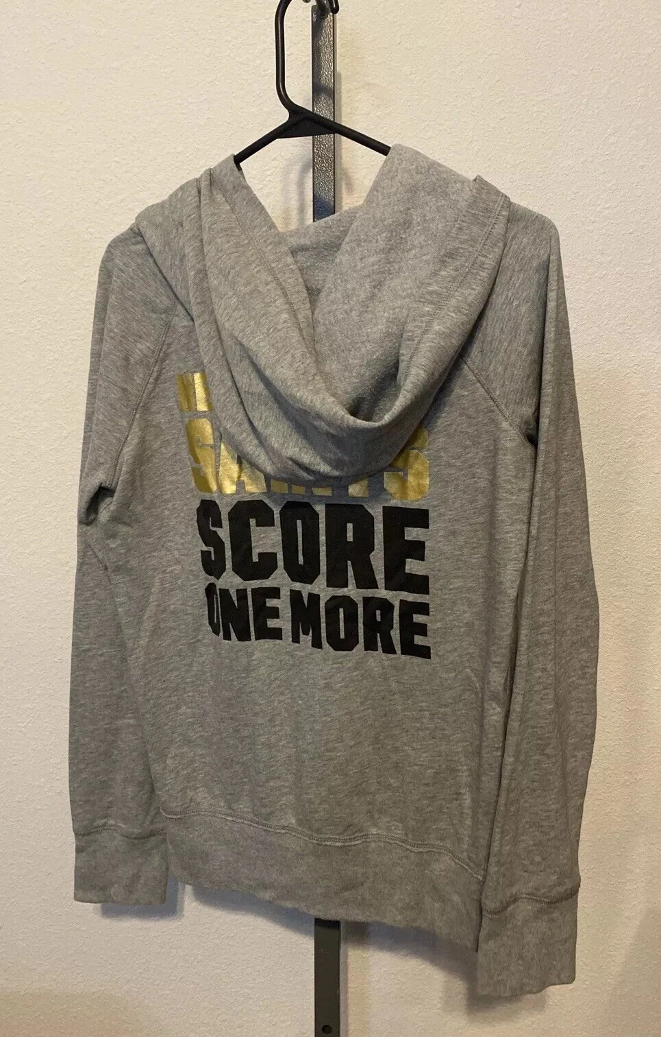UNDERCOVER Victorias Secret New Orleans Saints XS grigio pullover scollo a V felpa con cappuccio us intime ottimeioni