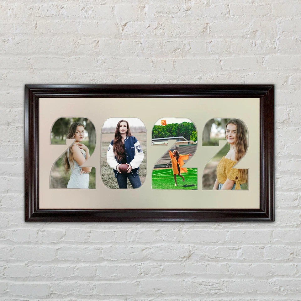 Graduation Year 2022 Collage Photo Frame for 4 - 5x7 Photos - Image 3 of 3