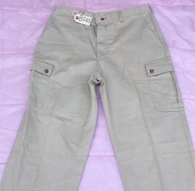 HIGH LAND KHAKI Pants for Men SIZE: W32 X L37 UN-HEMMED. TAG NO. B245