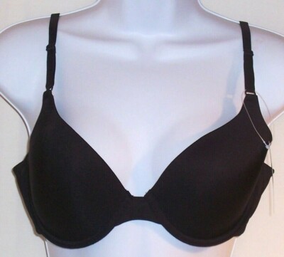 Angelie T Shirt Underwire Bra 38 B Style 933102 38B Black NWT Free