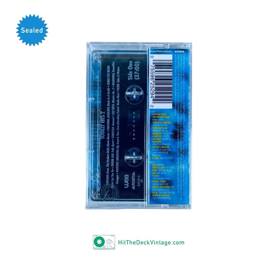 Totally Hits 2 Compilation Cassette Tape 2000 TLC REM NSYNC Madonna SEALED - Image 2 of 3