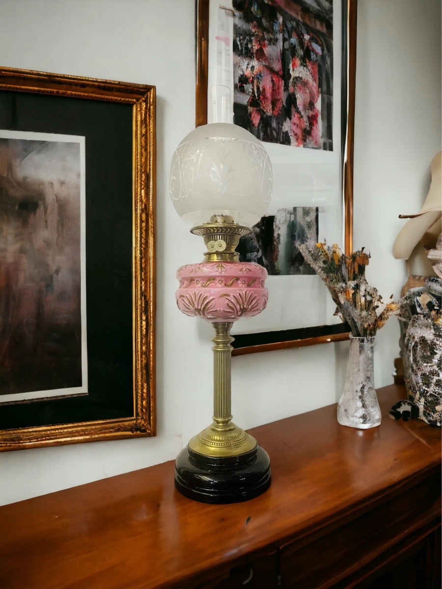 Antique victorian cheap oil lamps