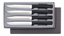 Rada Non Serrated Steak Utility Knife Set (4pc) G255 USA cutlery Left/R handed 