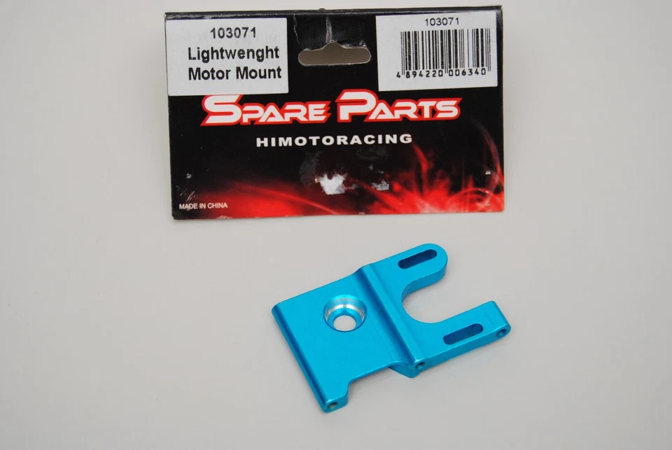 Himoto 103071 Supporto Motore Ergal Blu MOUNT MOTOR ERGAL BLUE 1/10 - Immagine 2 di 2