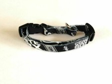 CHICAGO WHITE SOX PET DOG COLLAR ADJUSTABLE NYLON CHOOSE SIZE