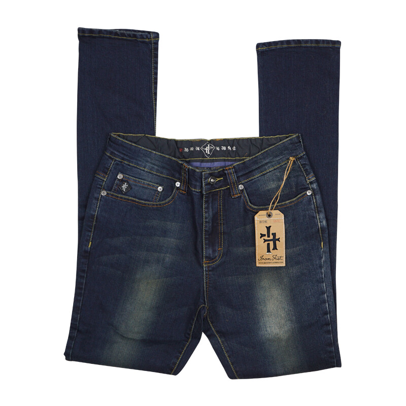 IRON FIST MENS SLIM STRAIGHT DENIM JEANS