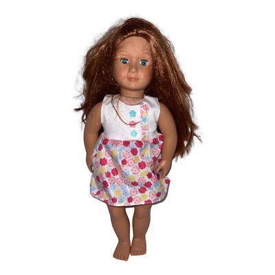 Our Generation Doll By Battat H18000-02 18'' Auburn Hair, Blue Eyes With Dress
