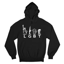 LGBT Liberty Guns Beer Trump Sweatshirt Keep America Great MAGA 2024 Hoodie