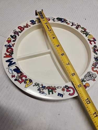 Vintage Superseal Walt Disney Plastic Children's Dinnerwear Kitchen Plate - Picture 10 of 10